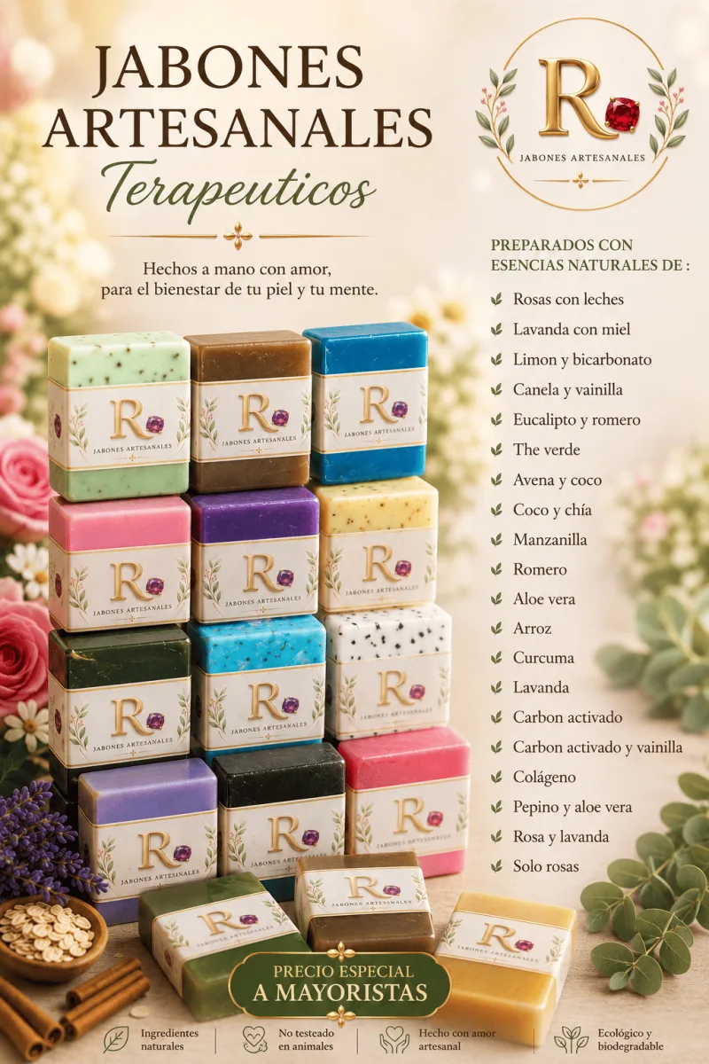 JABONES ARTESANALES Y TERAPEUTICOS